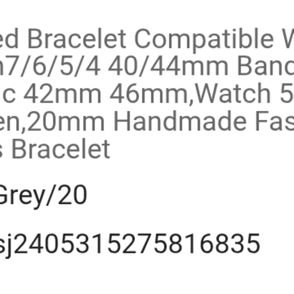 Handmade Beaded Watch Bracelet - Picture 4 of 4